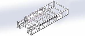 一体式铸造框架