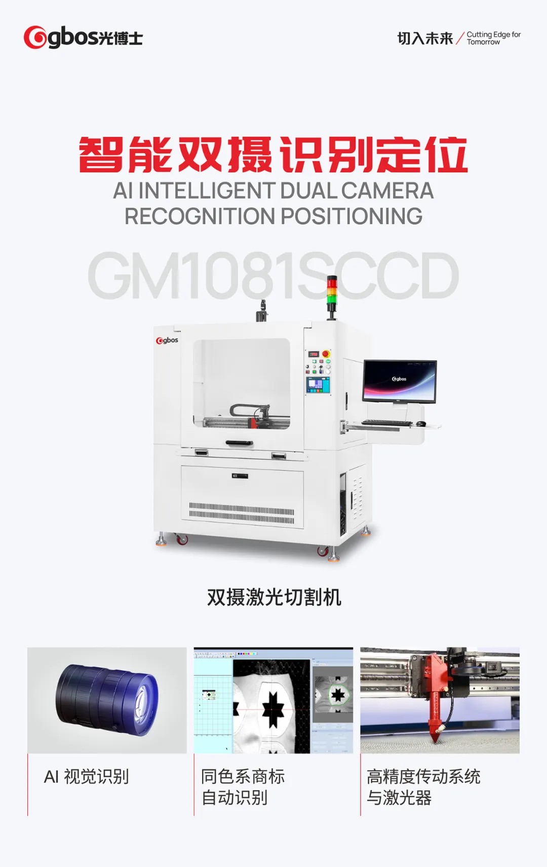 新GM100CD广告，展示了最新的功能和设计。